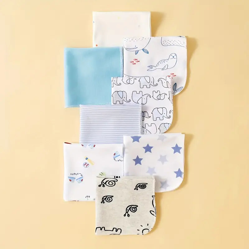 Soft Baby Face Towels or Wash Towels Natural 8pcs